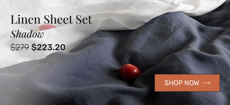 Shadow Linen Sheet Set. Shop Now