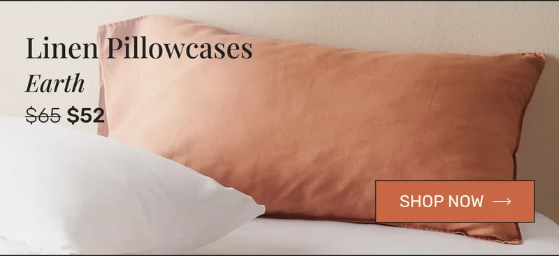 Earth Linen Pillowcases. Shop now