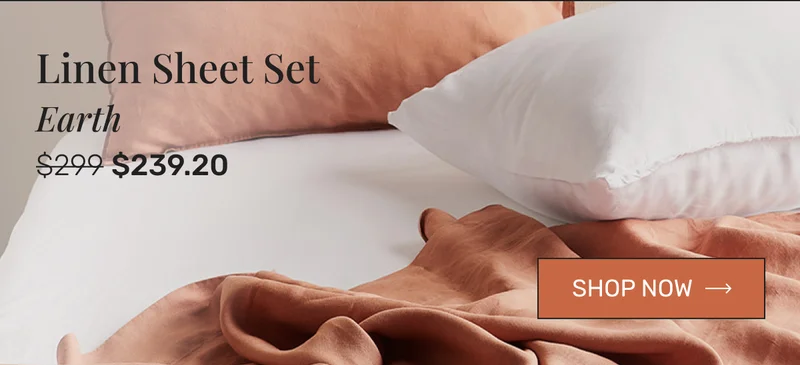 Earth Linen Sheet Set. Shop Now