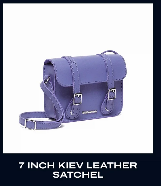 7inch kiev leather satchel
