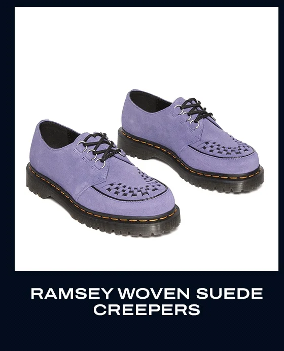 Ramsey woven suede creepers