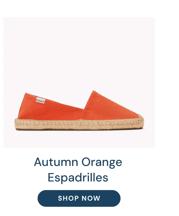 Autumn Orange Espadrilles
