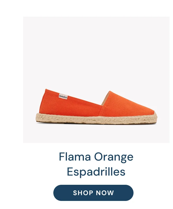 Flama Orange Espadrilles
