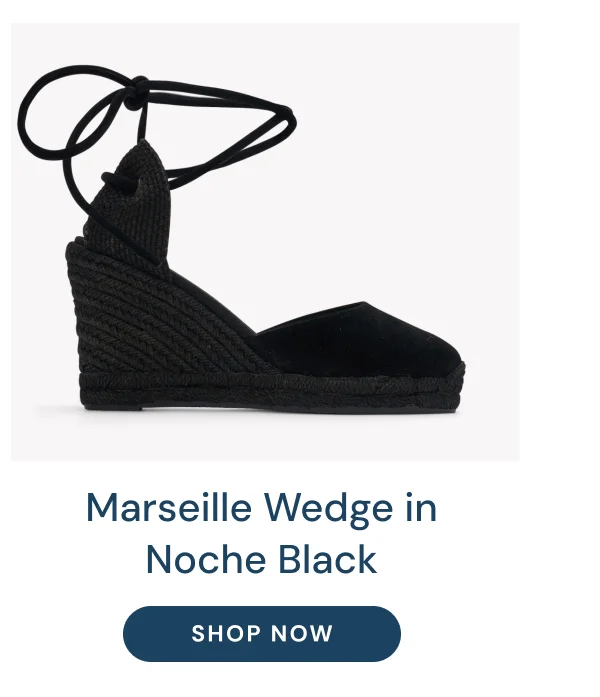 Marseille Wedge in Noche Black
