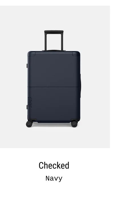 Checked Navy