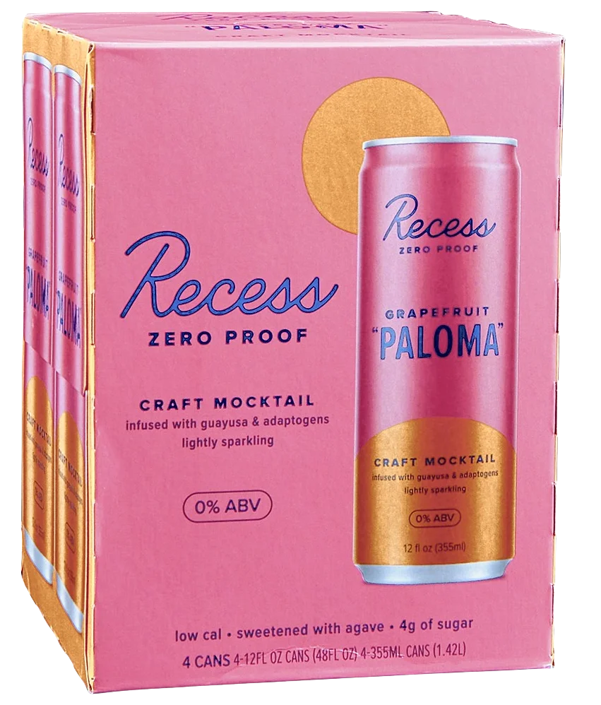 Image of Zero Proof Grapefruit Paloma Mocktail (4 Pack)