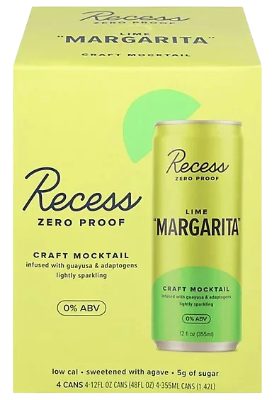 Image of Zero Proof Lime Margarita Mocktail (4 Pack)