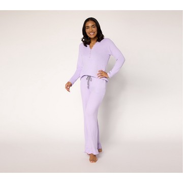 MUK LUKS Brushed Butterknit Henley Lounge Set