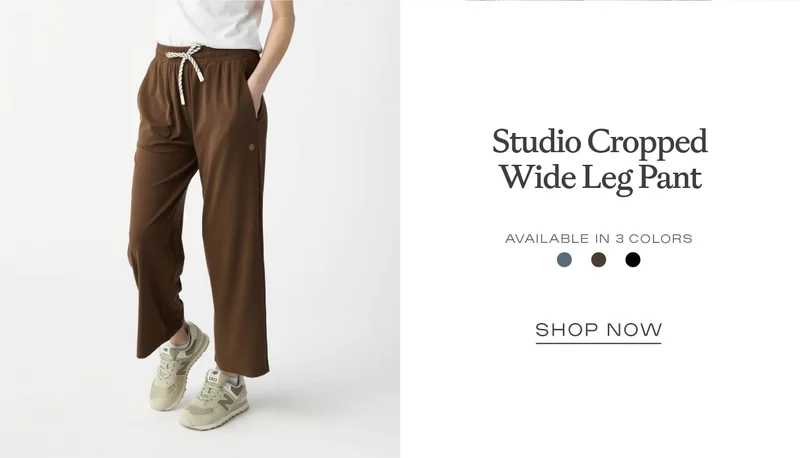 Studio Cropped Wide Leg Pant - Shop Now Studio Cropped Wide Leg Pant - Shop Now
