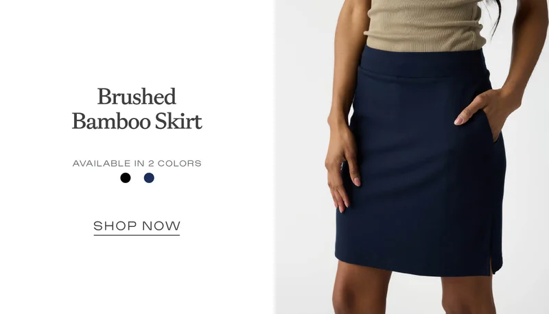 Brushed Bamboo Skirt - Shop Now Brushed Bamboo Skirt - Shop Now