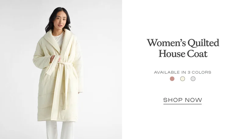 Women's Quilted House Coat - Shop Now Women's Quilted House Coat - Shop Now