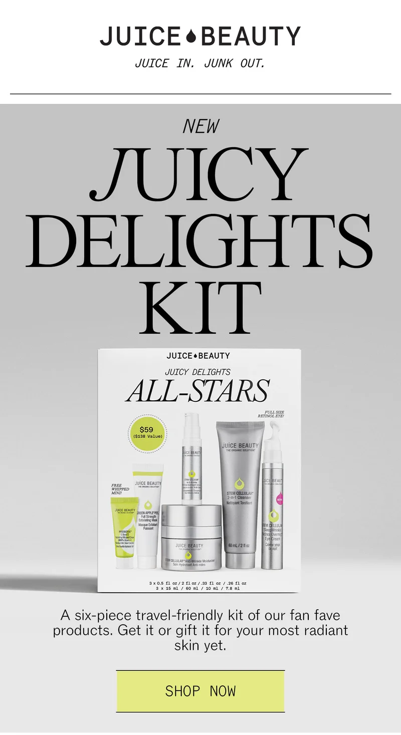 New Juicy Delights All-Stars Kit
