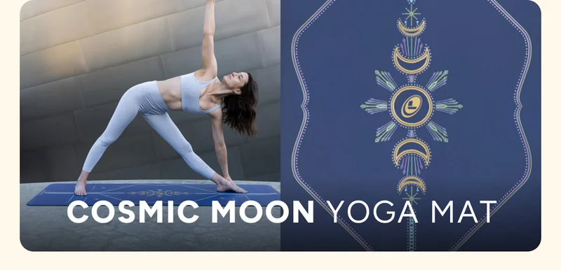 Cosmic Moon Yoga Mat