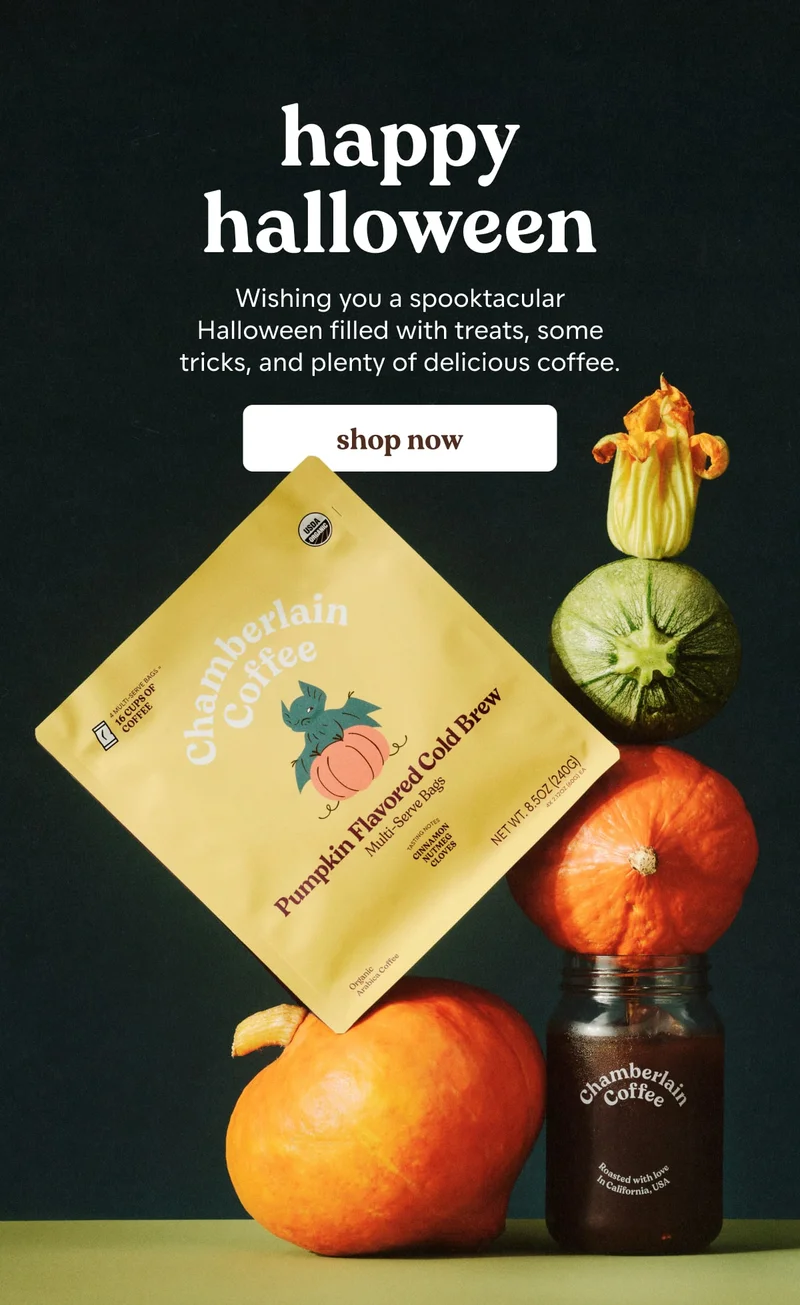 happy halloween. shop now.