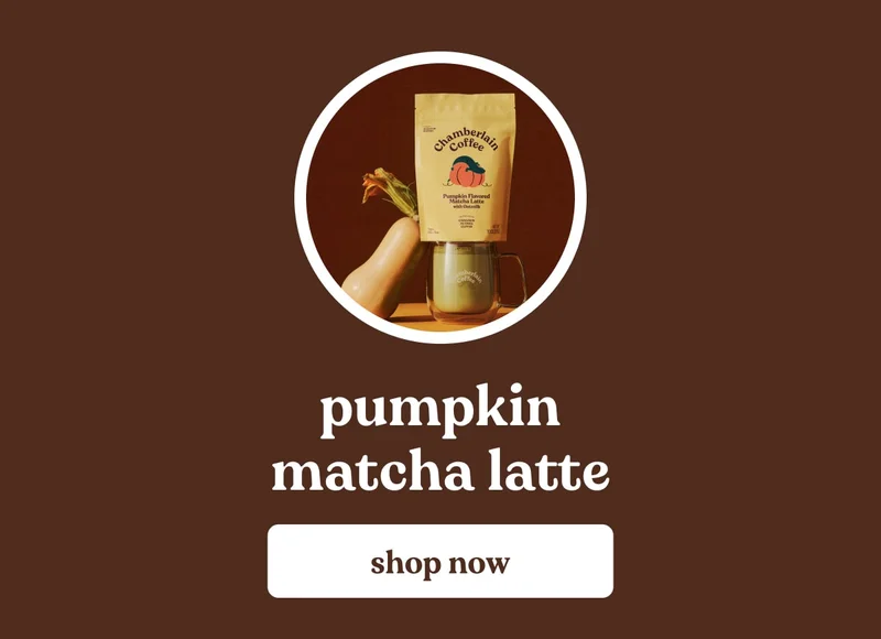 pumpkin matcha latte
