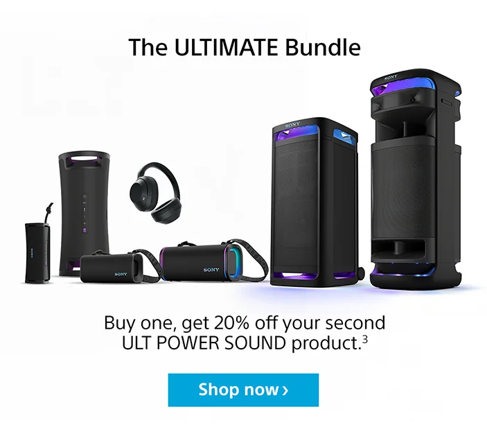 The ULTIMATE Bundle | Buy one, get 20% off your second ULT POWER SOUND product.