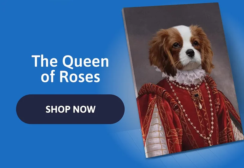 The Queen of Roses Pet Canvas