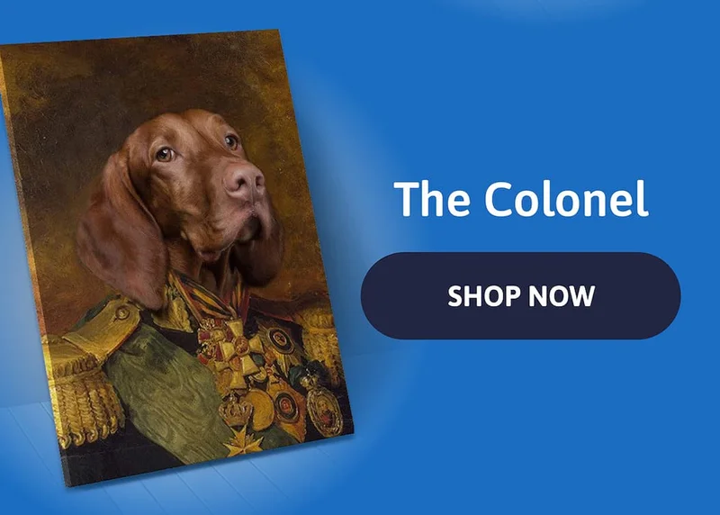 The Colonel Pet Canvas