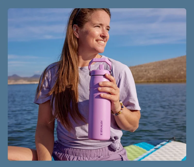 Iceflow Bottle with Flip Straw Lid is here, featuring Aerolight spun steel for easy-breezy transport to work, the gym, and your favorite getaway spot.
