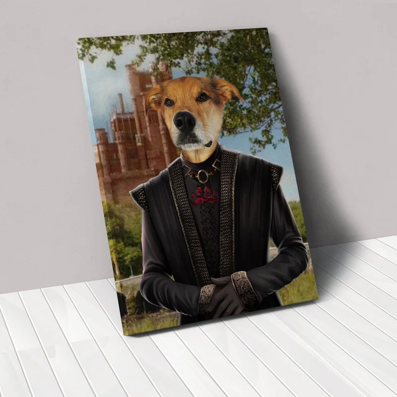 Image of The Dragon King - Custom Pet Canvas