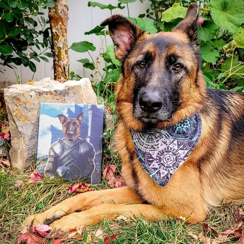 Image of The Kingmaker - Custom Pet Canvas