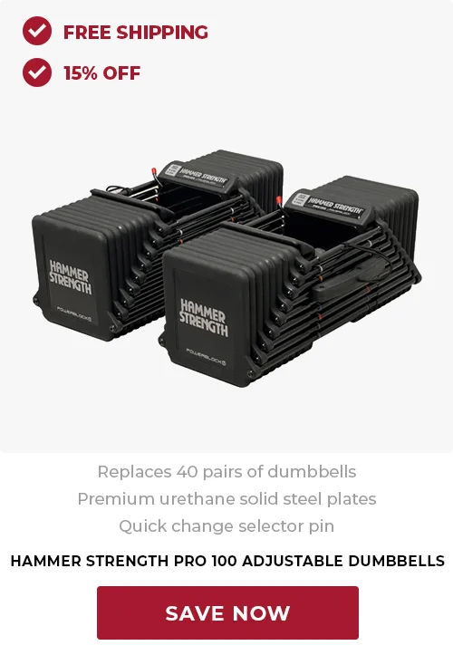 PRO 100 Adjustable Dumbbells | 15%