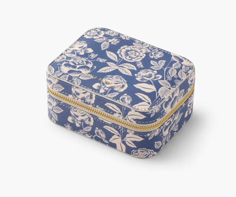 Image of Travel Jewelry Case - English Rose