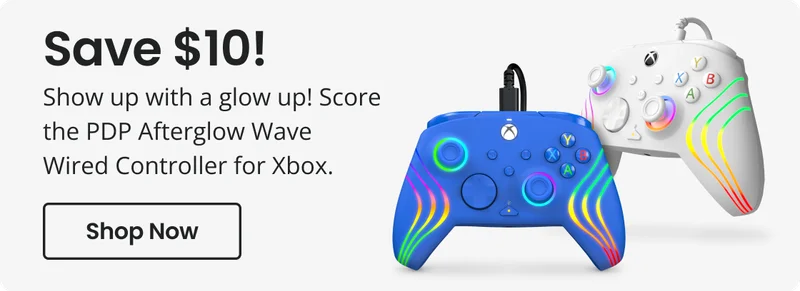 Save $10! Show up with a glow up! Score the PDP Afterglow Wave Wired Controller for Xbox. | Shop Now