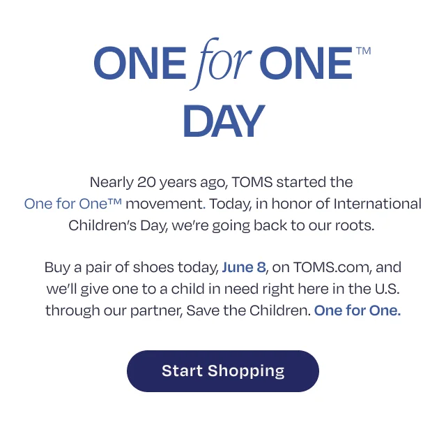 One for One Day - Image