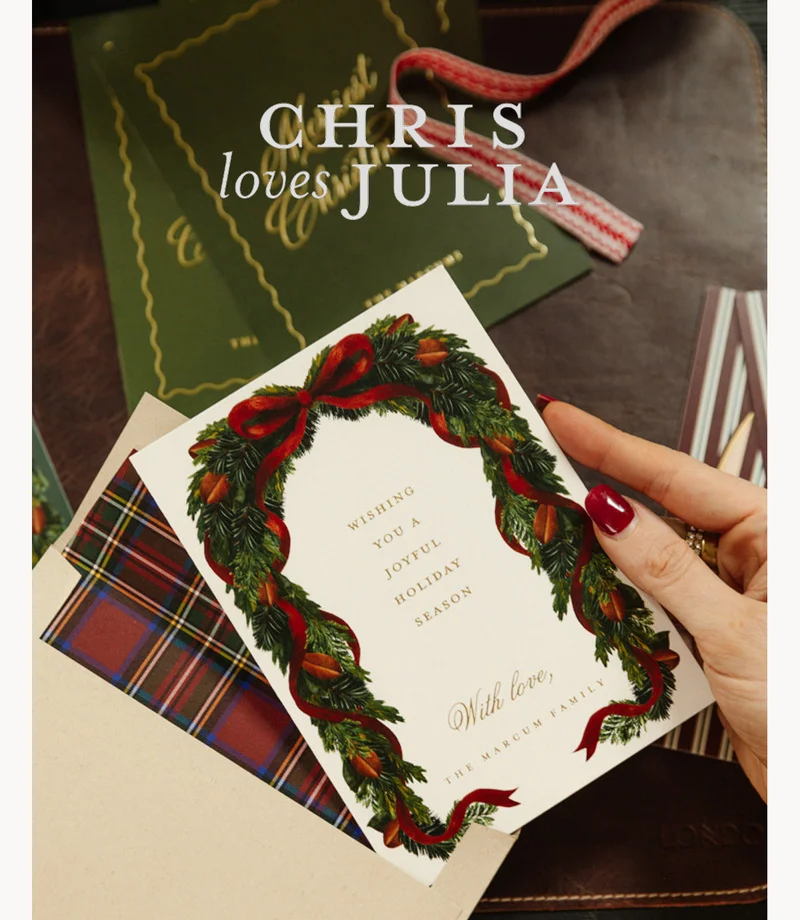 Friends & Family Sale - 50% off your entire order + Free Recipient Addressing on Holiday Cards