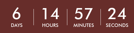 The countdown is on