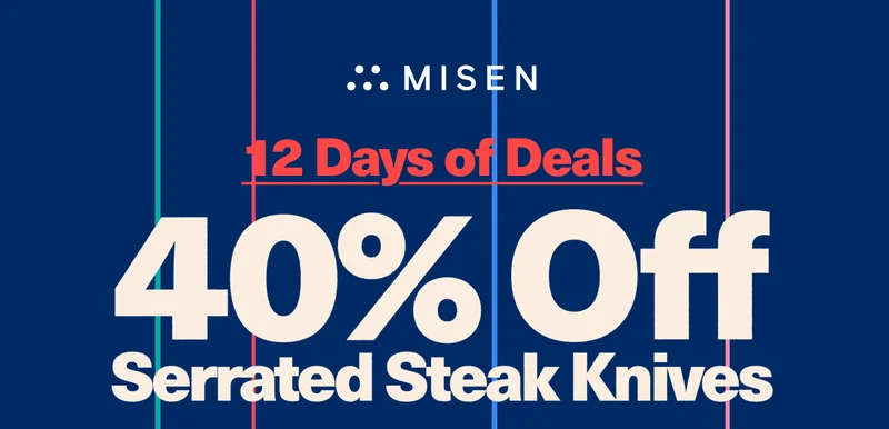 12 days of deals | 40% off serrated steak knives