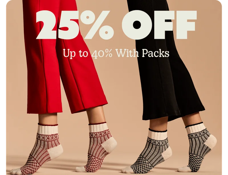 25% OFF Up to 40% With Packs