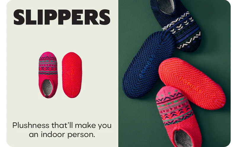 SLIPPERS | Plushness that'll make you an indoor person.