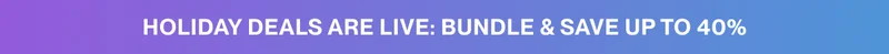 Announcement Bar indicating that Holiday Deals are now live.