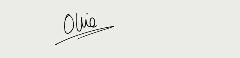 Ollie signature