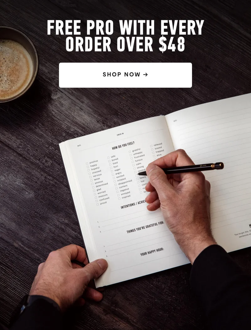 Free Pro With Every Order Over $48