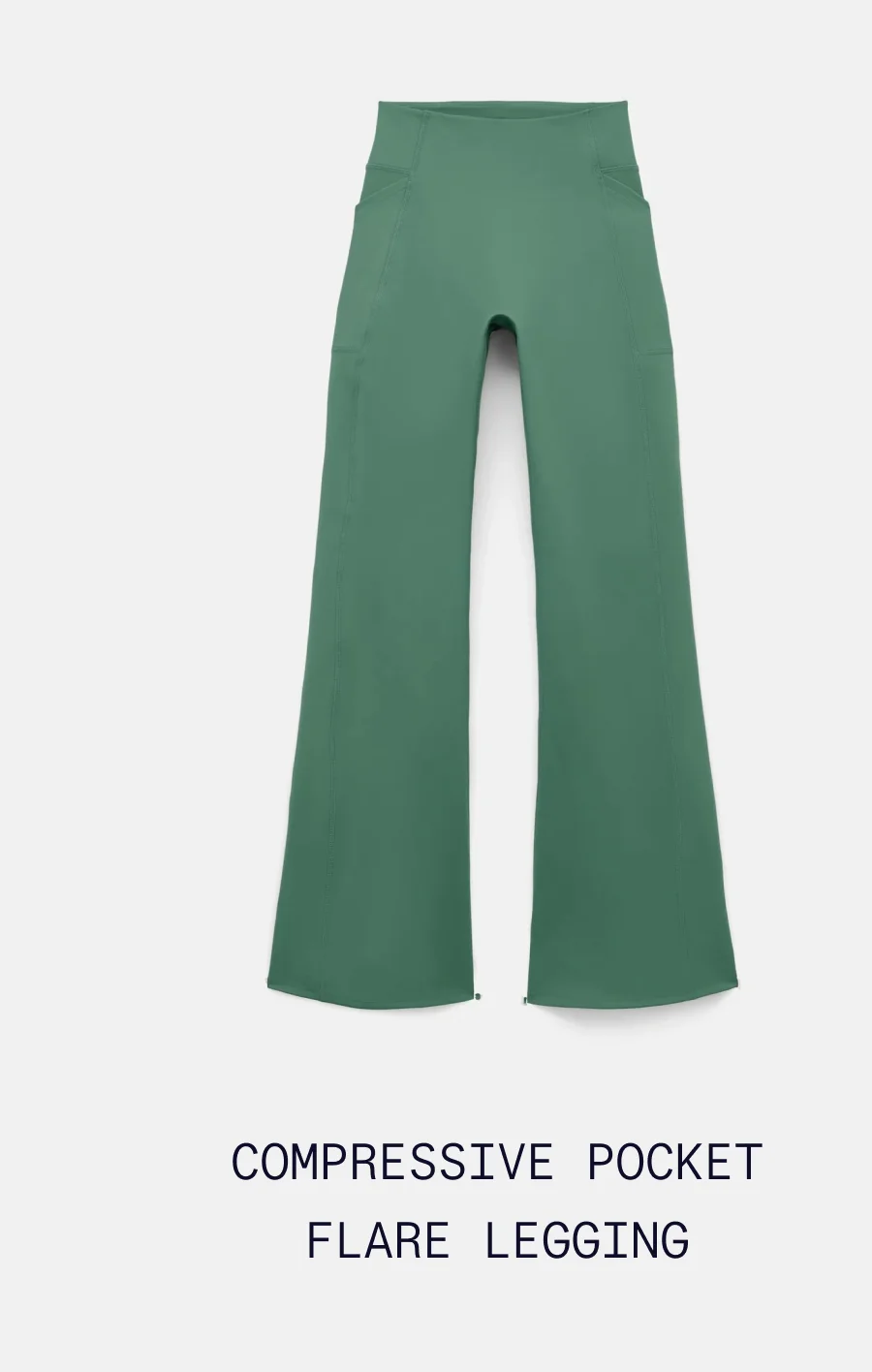 Compressive Pocket Flare Legging