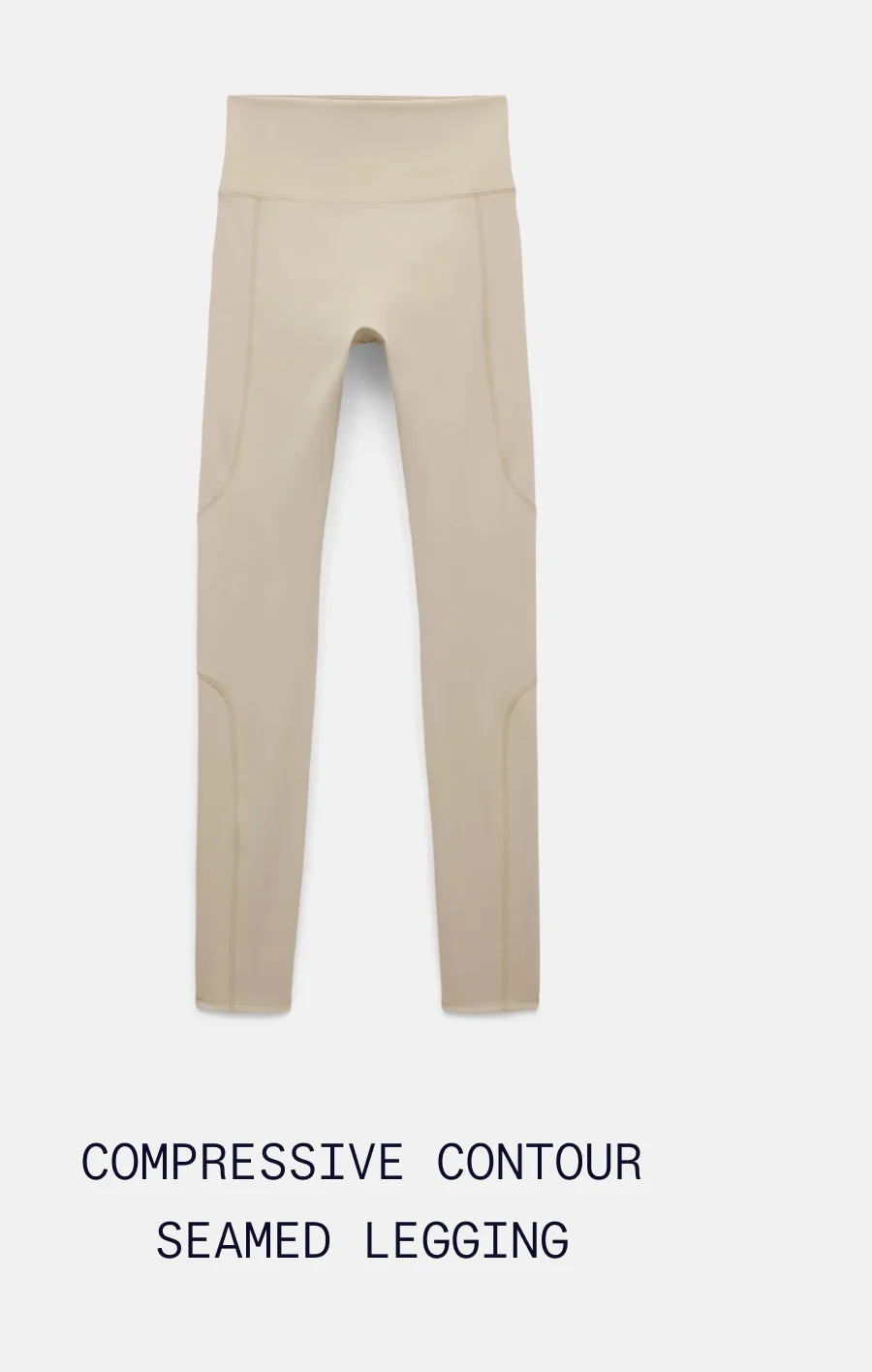 Compressive Contour Seamed Legging