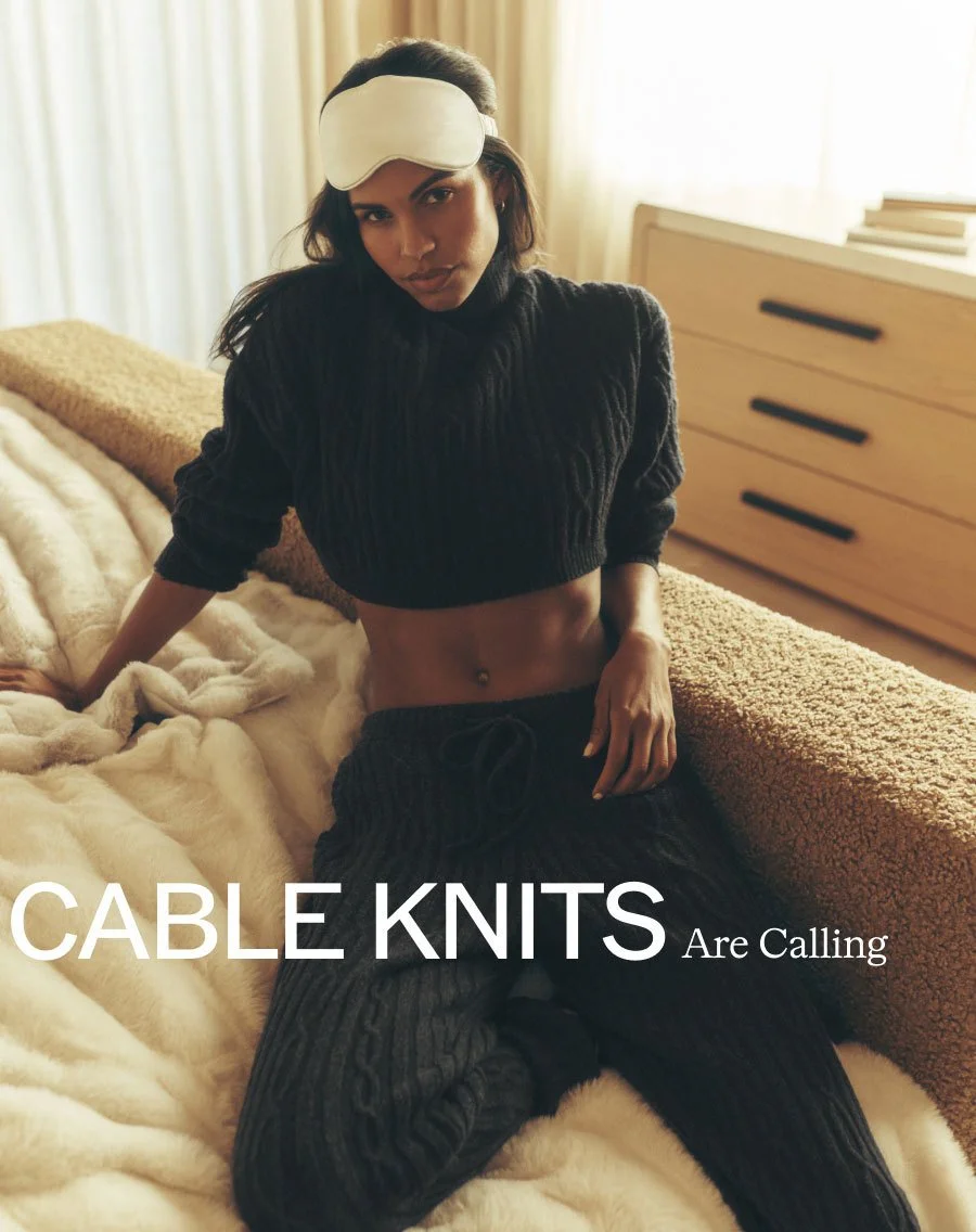 CABLE KNITS Are Calling