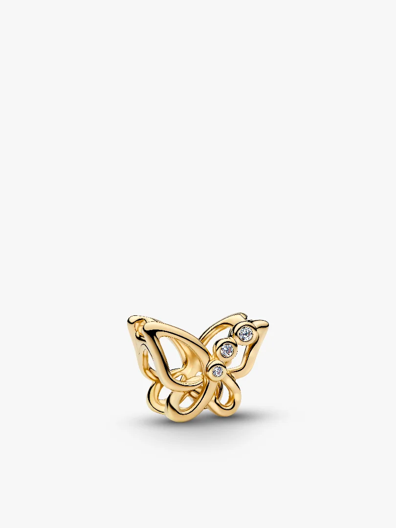 Butterfly Openwork Charm