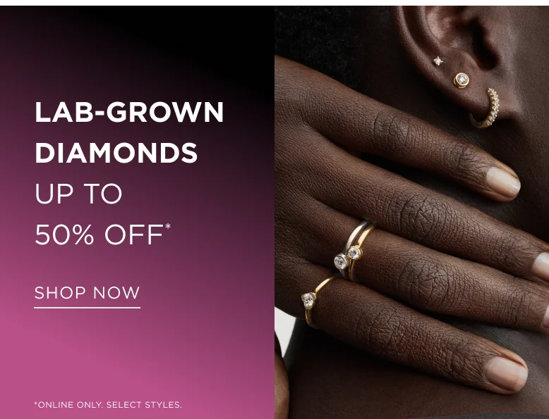 Lab-Grown Diamonds Up to 50% Off