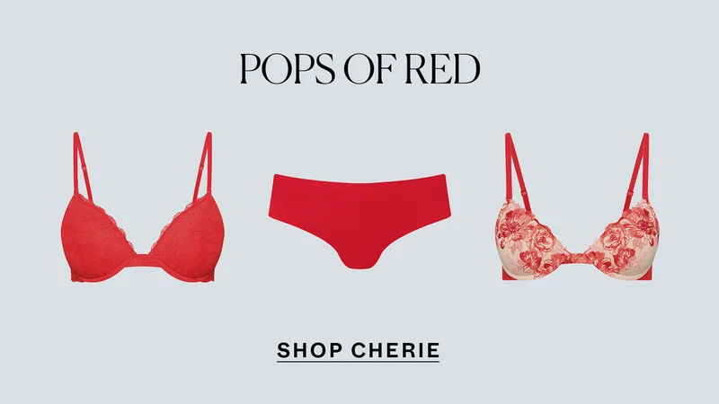 Pops of Red. Shop Cherie →