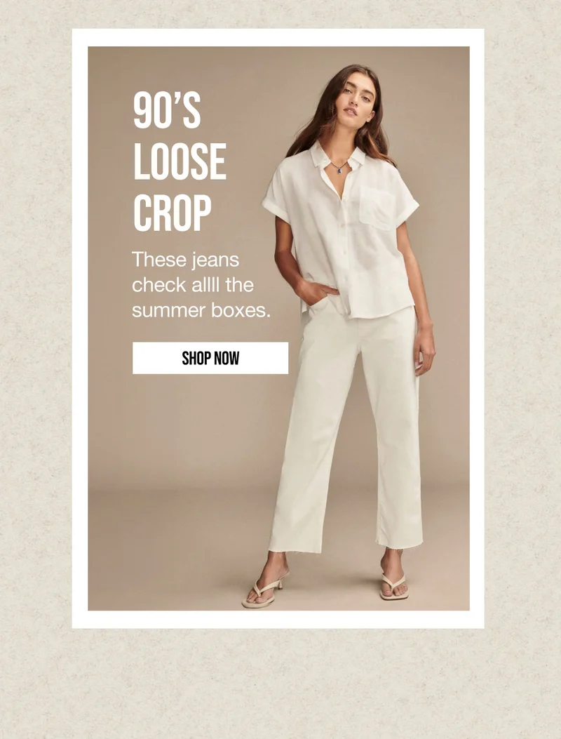 90's Loose Crop Shop Now