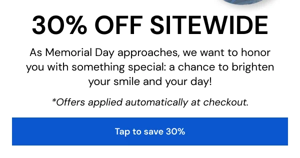 30% OFF Sitewide + Free Gift on Orders $70+