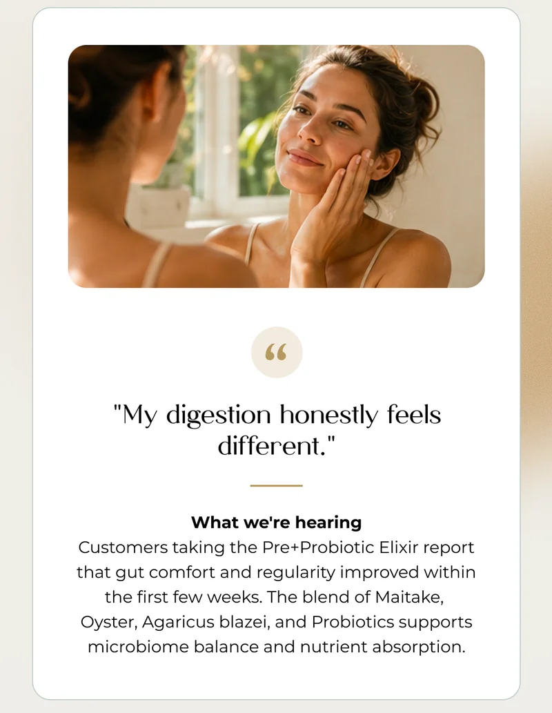 "My Digestion honestly feels different"