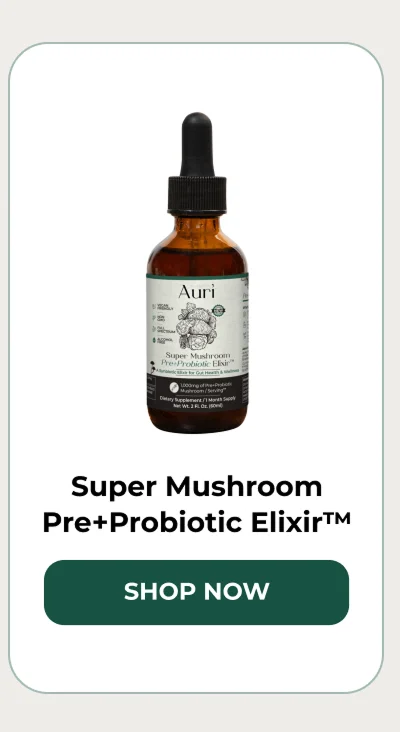 SUPER MUSHROOM PRE + PROBIOTIC ELIXIR  [SHOP NOW]