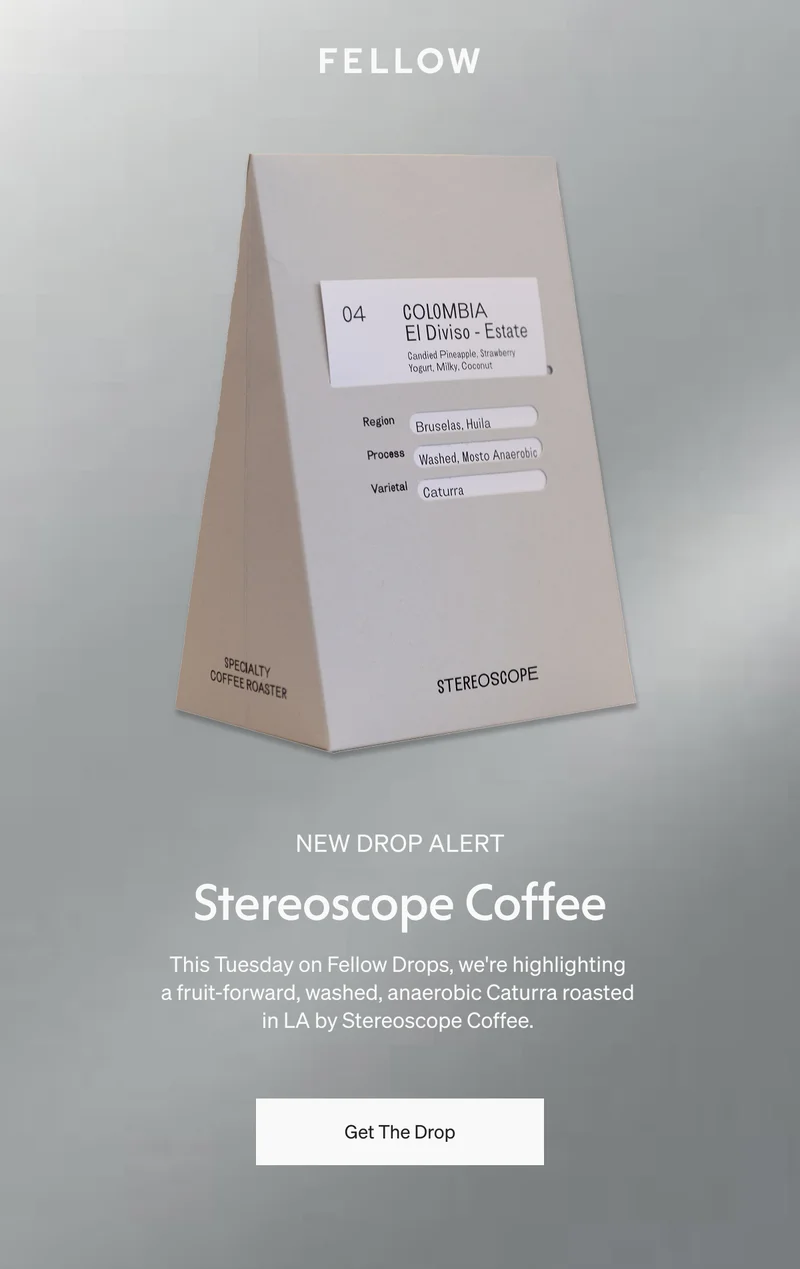New drop alert: Stereoscope Coffee