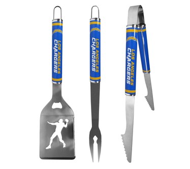 Siskiyou Sports NFL Steel 3pc BBQ Tool Set