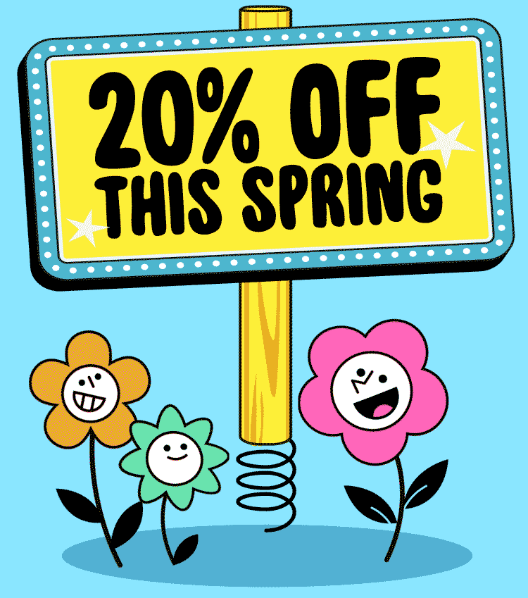 20% Off This Spring